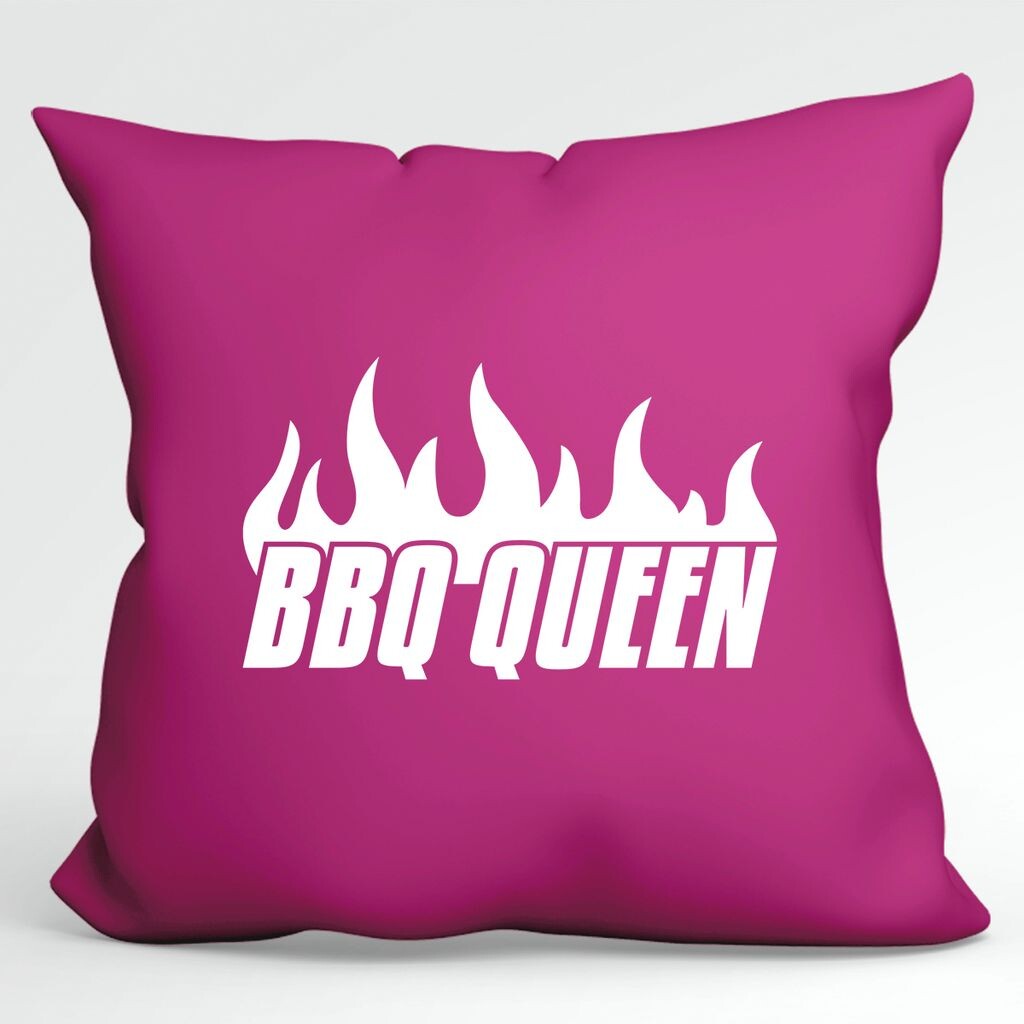 

Подушка Huuraa BBQ Queen Flames декоративная подушка с наполнителем 40x40см фуксия с мотивом для всех мастеров гриля Hellweg Druckerei