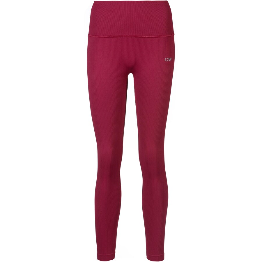 

Узкие леггинсы ICANIWILL Ribbed Define, цвет Ruby red