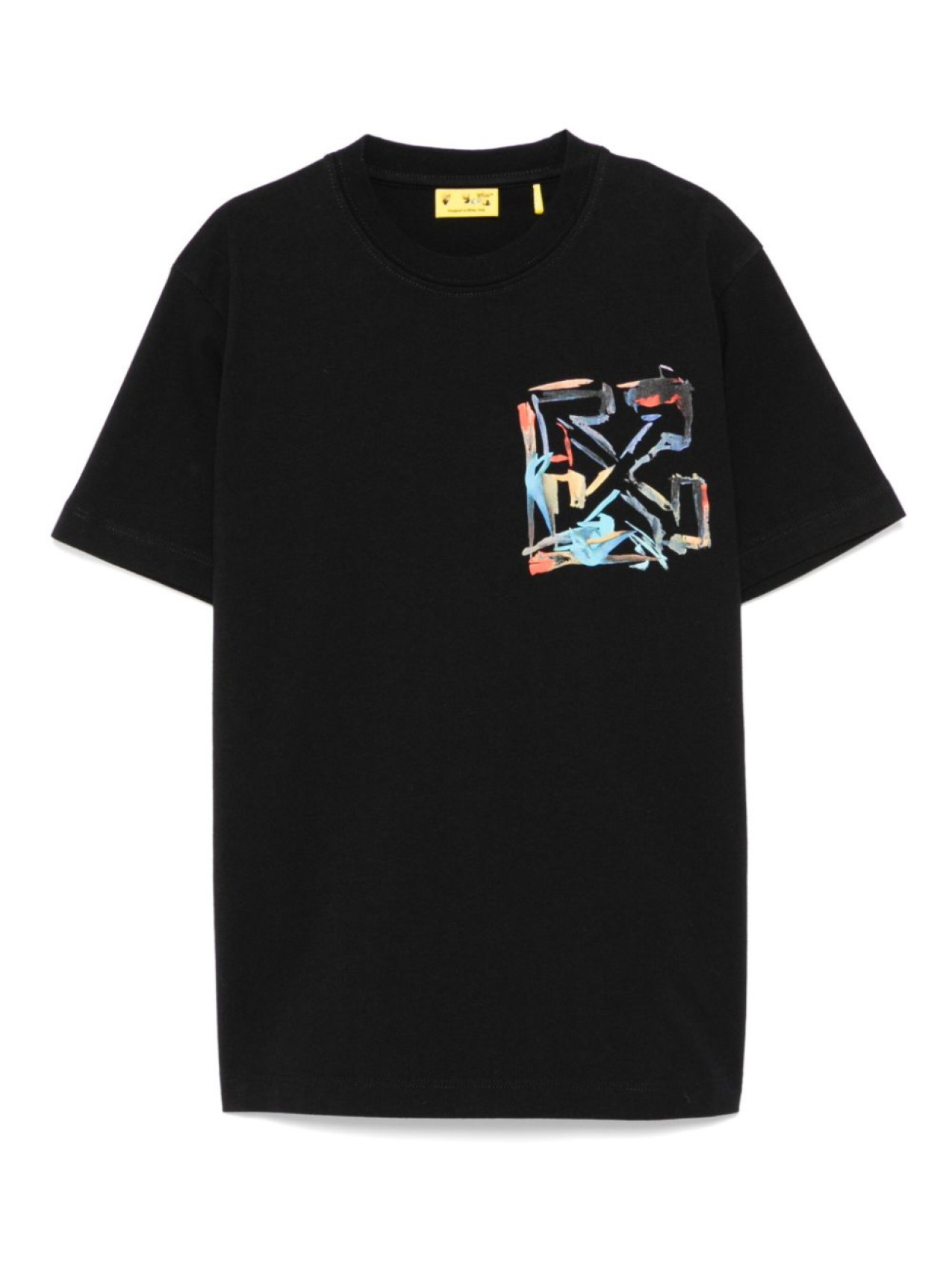 

Off-White Kids футболка с принтом, черный