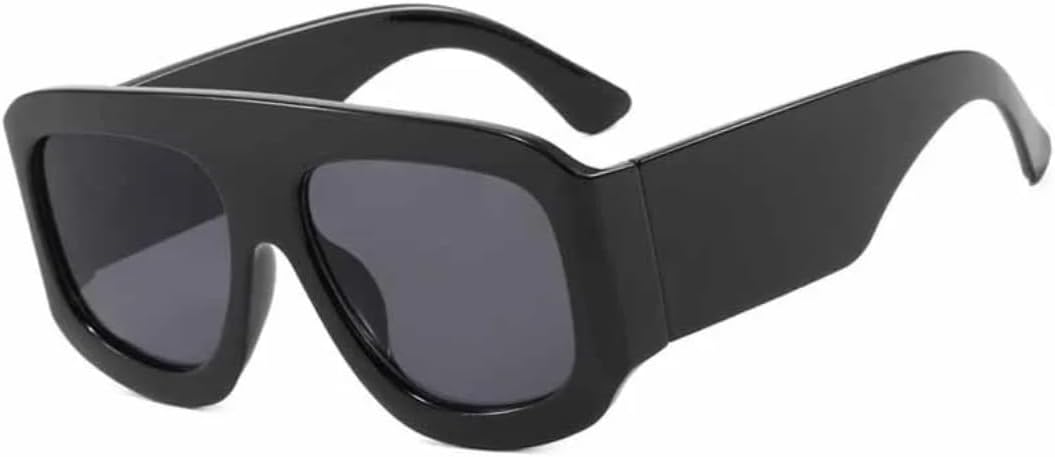 

Солнцезащитные очки с защитой UV400 | Увеличенная оправа, линзы конфетного цвета | Для женщин и мужчин, для занятий спортом на открытом воздухе и вождения DSVIGF, Black Gray