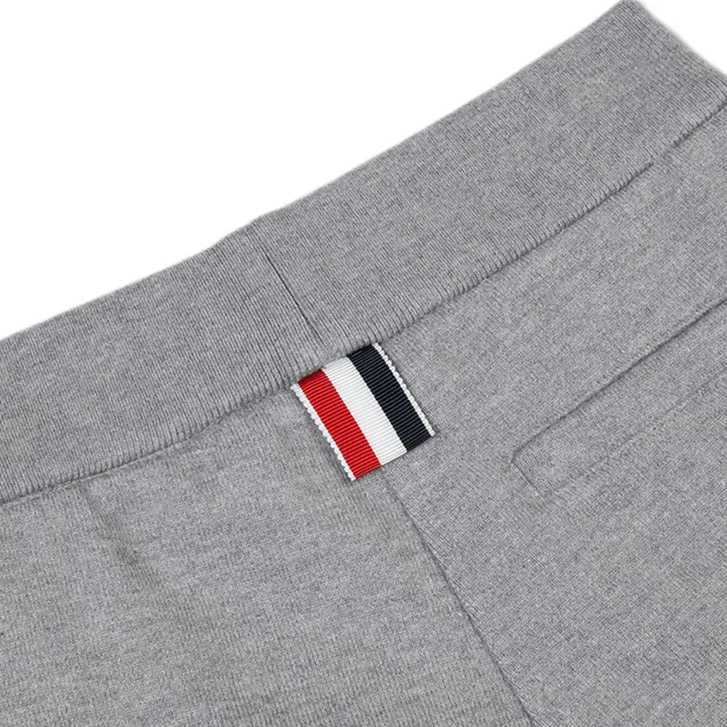 Детские · Вязаные спортивные штаны Gray THOM BROWNE, серый — фото 4