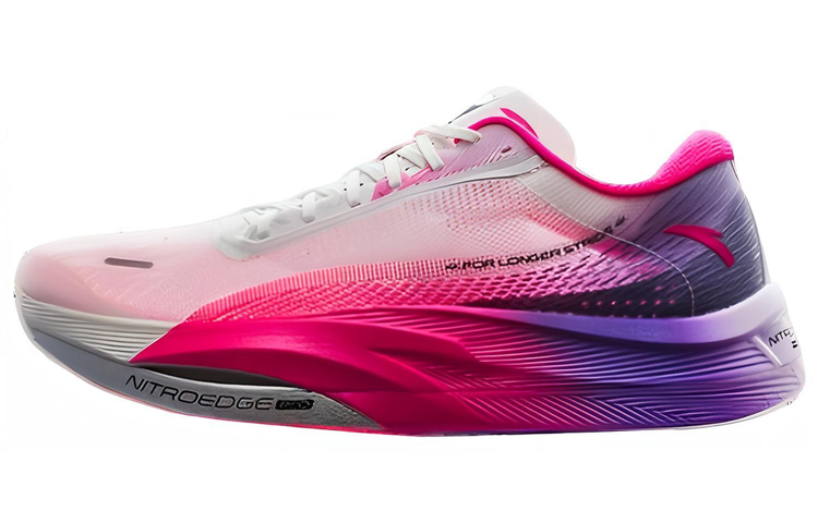 

Антискользящие беговые кроссовки с амортизацией Anta C202 5 GT мужские бело-красно-фиолетовые