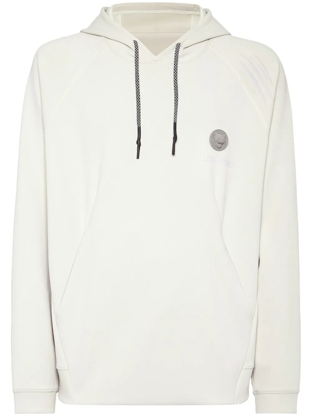 

Худи с нашивкой-логотипом Plein Sport, серый