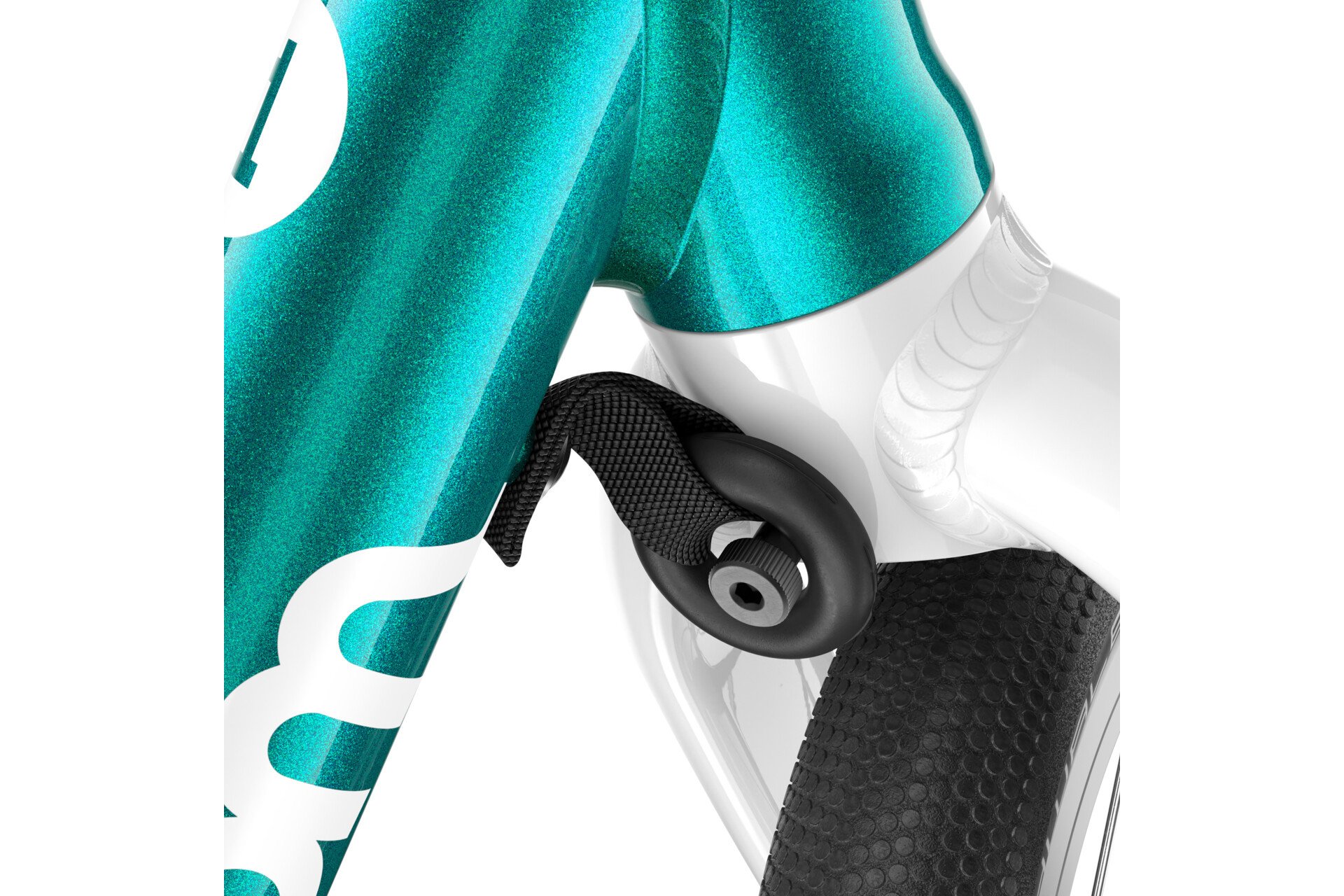 Детский велосипед WOOM GO 1 - 12 дюймов - 2025, цвет Türkis|metallic turquoise — фото 2