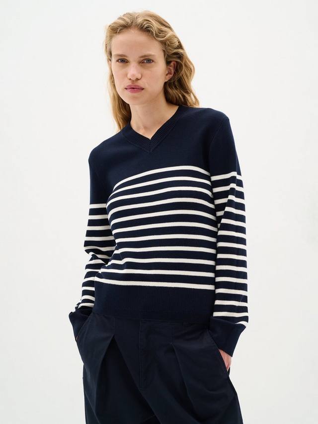 

Джемпер в полоску от уоллиса InWear, цвет Marine Blue/White