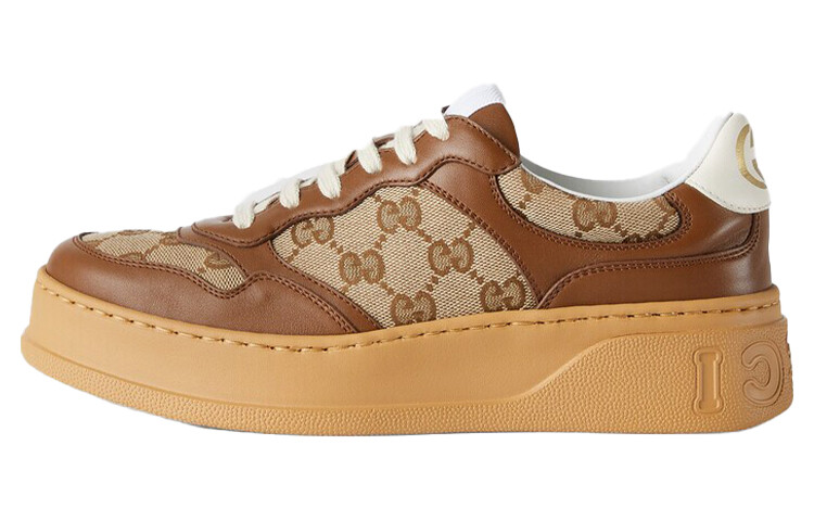 Кроссовки Gucci GG GG Beige Ebony (женские)