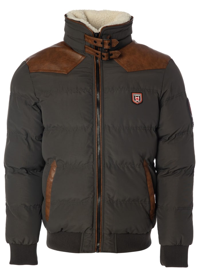 

Куртка 1215 Зимняя куртка цвета хаки CARISMA