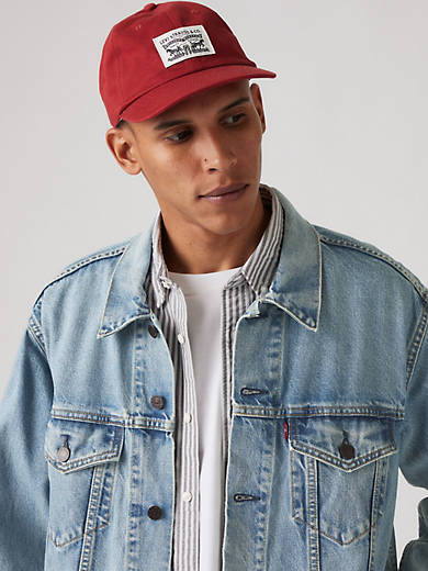

Расслабленная кепка для папы Levi's, цвет Dull Red