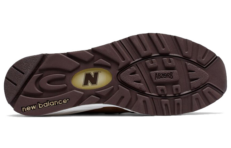 Кроссовки мужские NB 990 V2 с низким верхом, бежевого цвета New Balance — фото 4