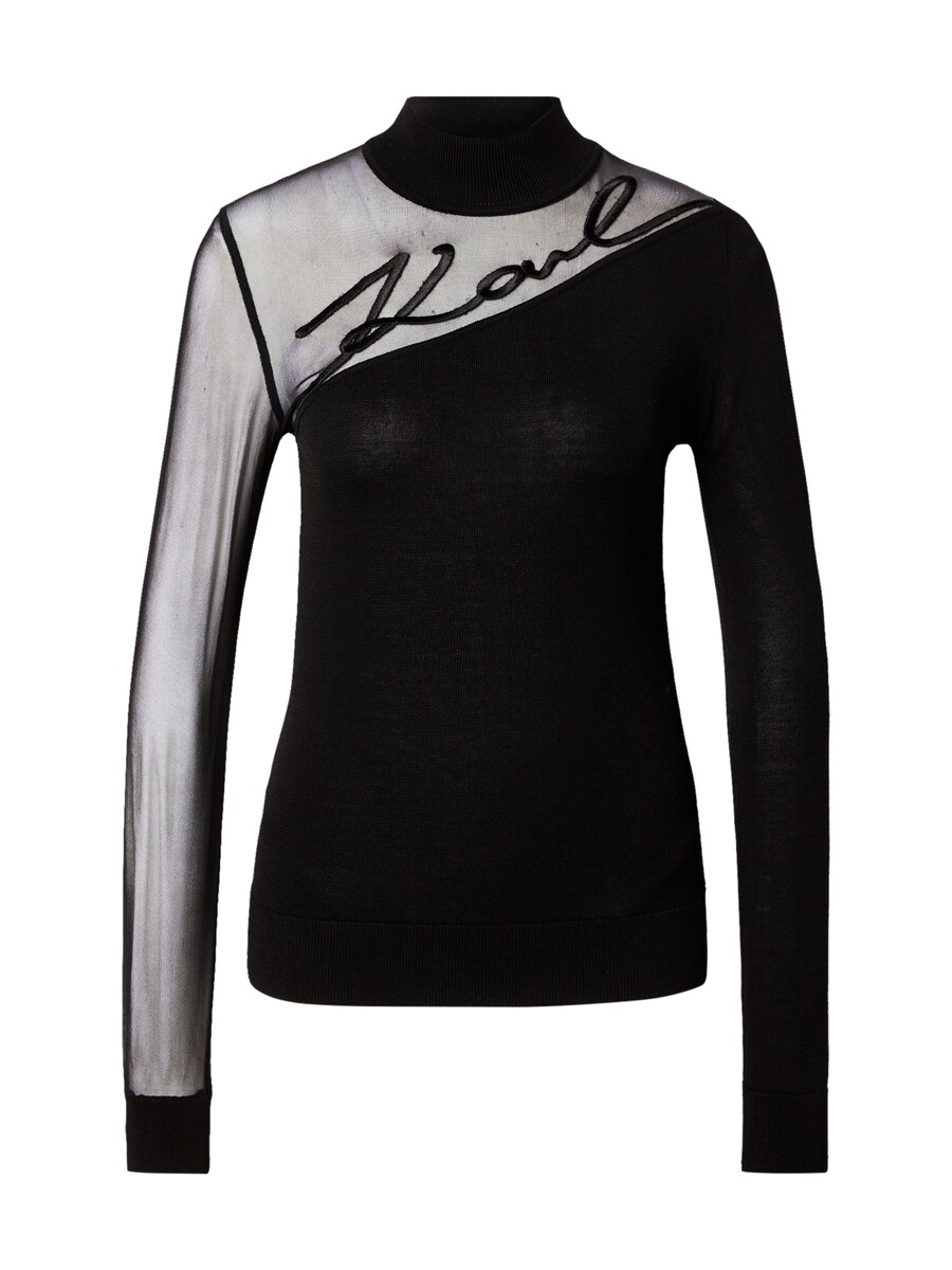 

Тонкий вязаный свитер Karl Lagerfeld Sweater, черный