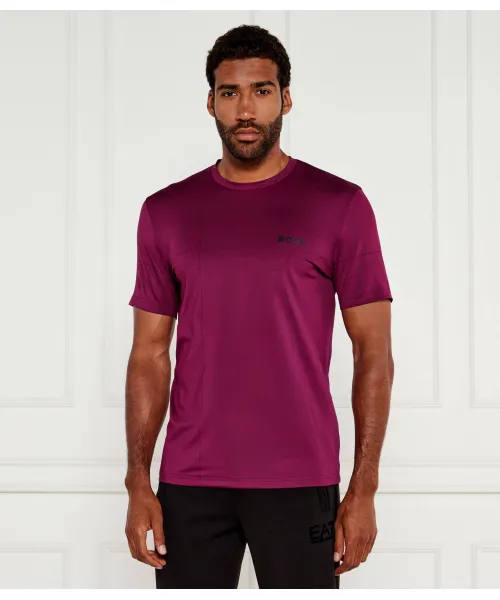 

Футболка в клетку на ощупь Slim fit Boss Green, фиолетовый