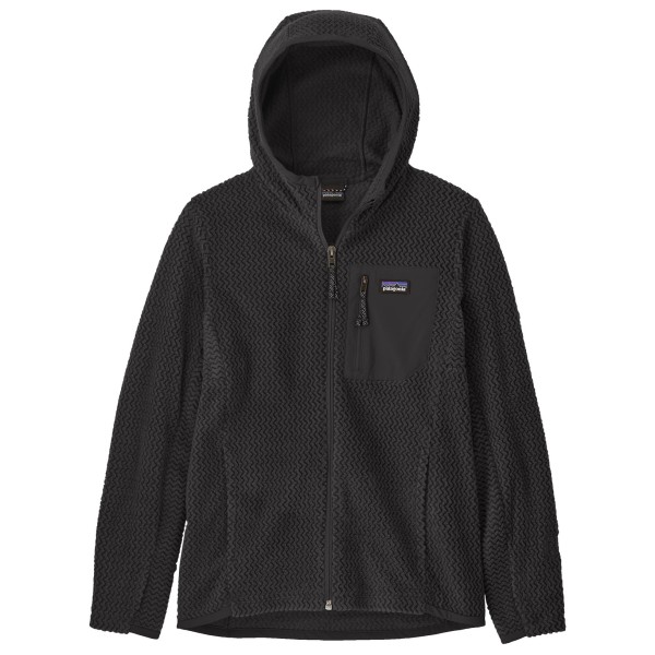 

Детская флисовая куртка с капюшоном R1 Air на молнии Patagonia, черный