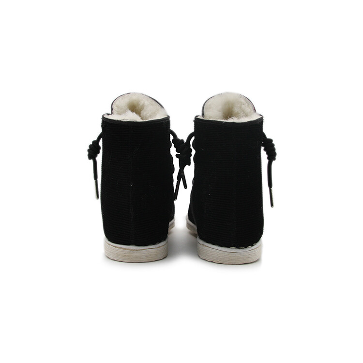 Туфли женские повседневные Women's Casual Shoes Women's High-Top Neiliansheng, черный — фото 4