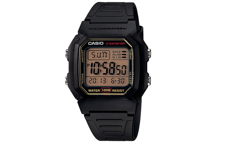 

CASIO Часы Men YOUTH Black Watch W-800HG-9A
