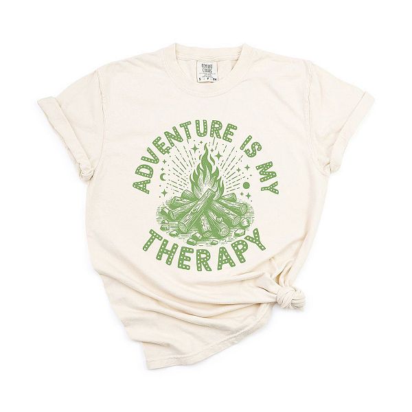 

Футболка Adventure is my therapy Simply Sage Market, Ivory