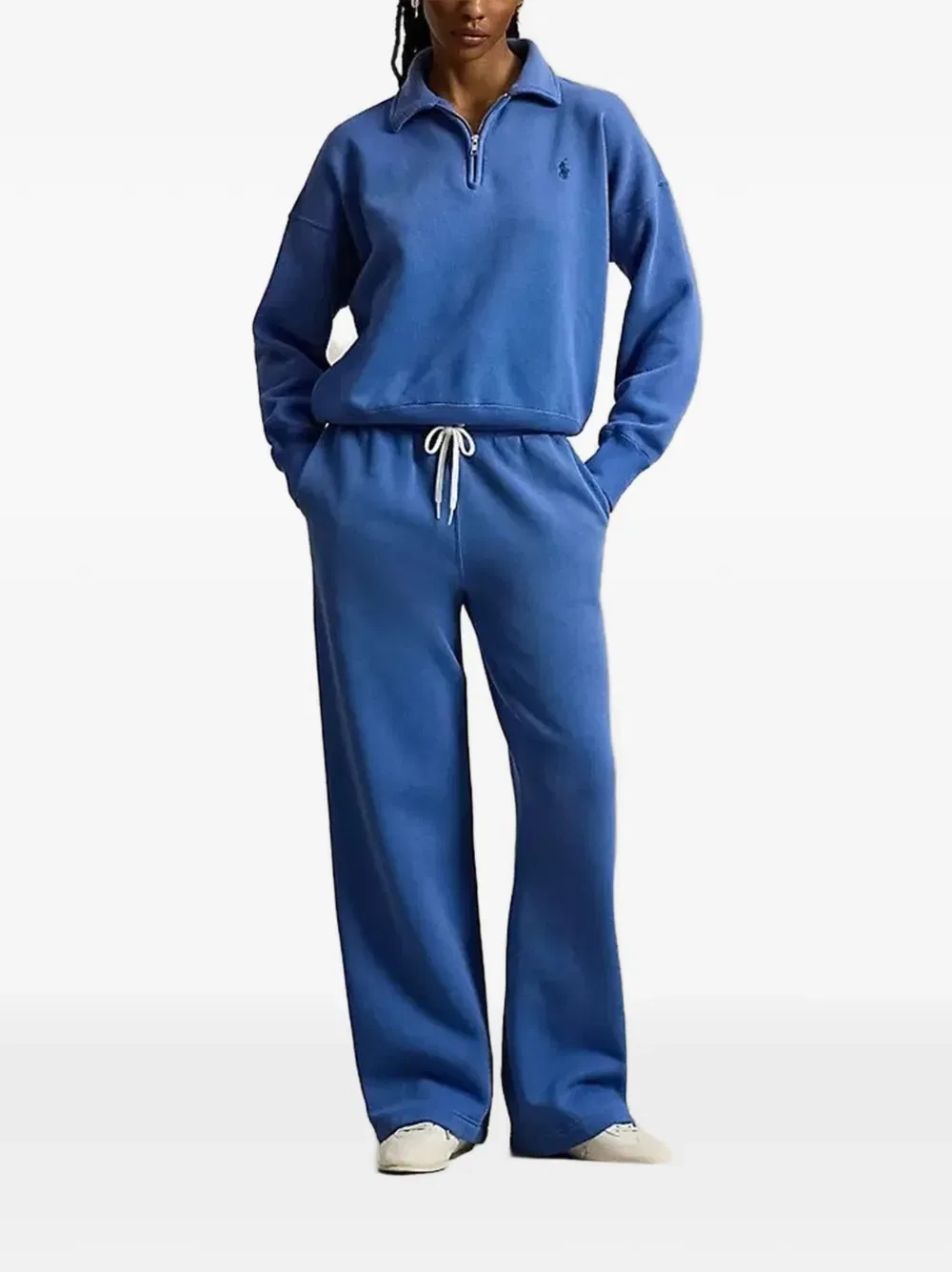 Толстовка с застежкой-молнией до середины груди Polo Ralph Lauren, синий — фото 2