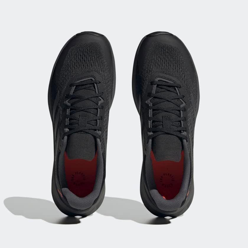 Мужские кроссовки Adidas Terrex Soulstride Flow для трейлраннинга, черный/оранжевый/серый — фото 2