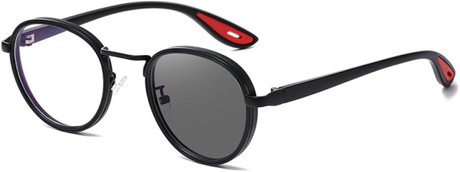 

Небольшие солнцезащитные очки в стиле ретро с линзами, меняющими цвет, с защитой от УФ-излучения, металлическая оправа, унисекс, для активного отдыха на природе GDKPJDT, 7