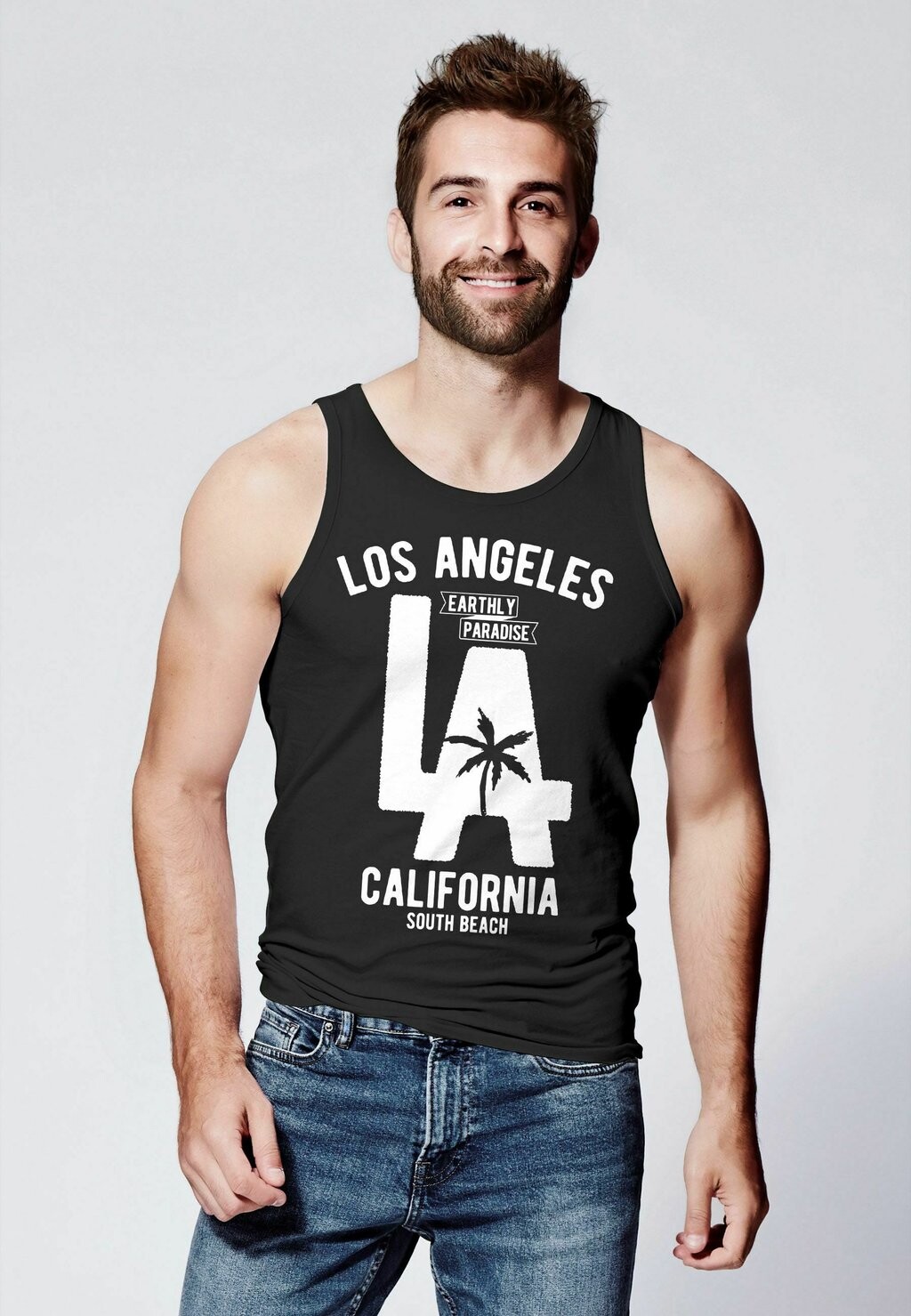 

Топ TANK LOS ANGELES CALIFORNIA LA PALME Neverless, черный