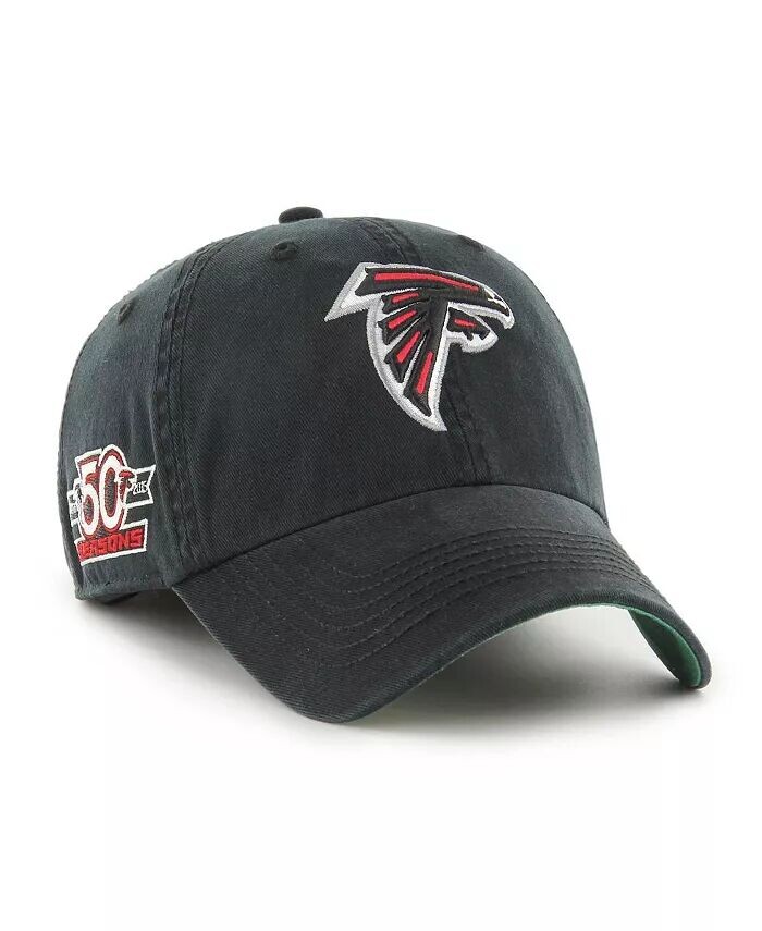 

Черная мужская приталенная кепка Atlanta Falcons Sure Shot Franchise '47 Brand, черный