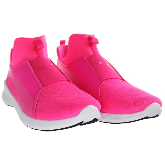 Розовые женские кроссовки средней длины Rebel Puma, розовый — фото 2