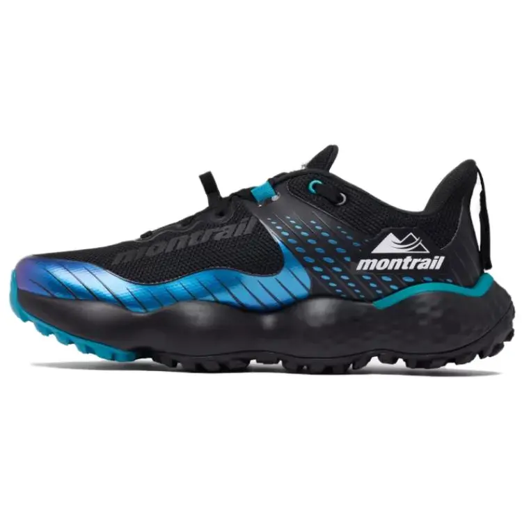 

Кроссовки мужские Montrail Running Shoes Low-top Black/Blue Columbia, Черный, Кроссовки мужские Montrail Running Shoes Low-top Black/Blue Columbia