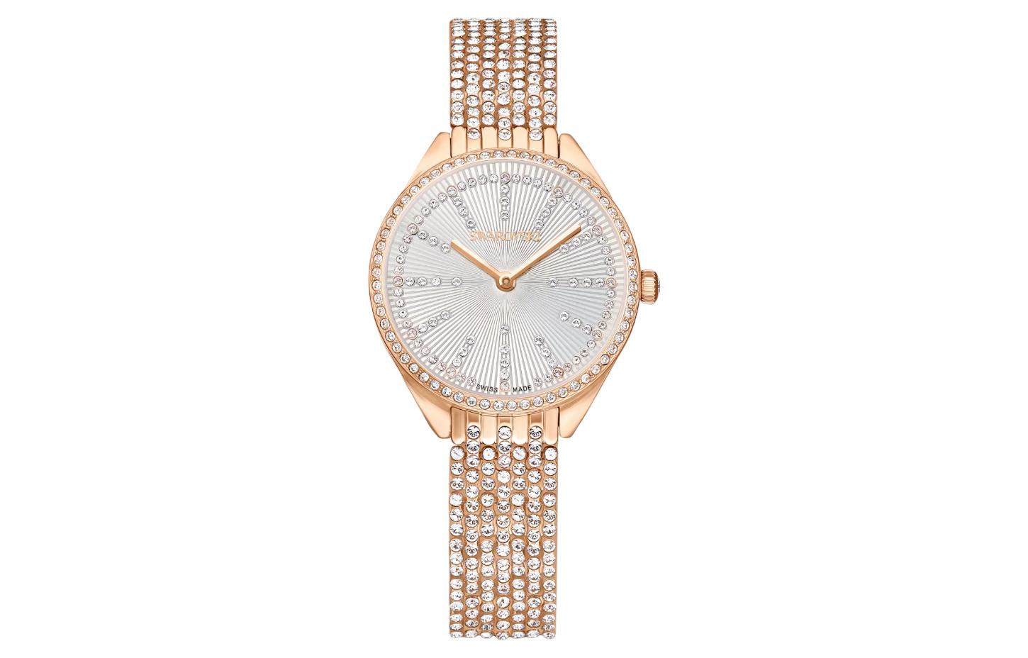 

Swarovski Часы Wrist Watch Quartz Movement Metal Strap Silver Dial Women's 5644053, White Dial