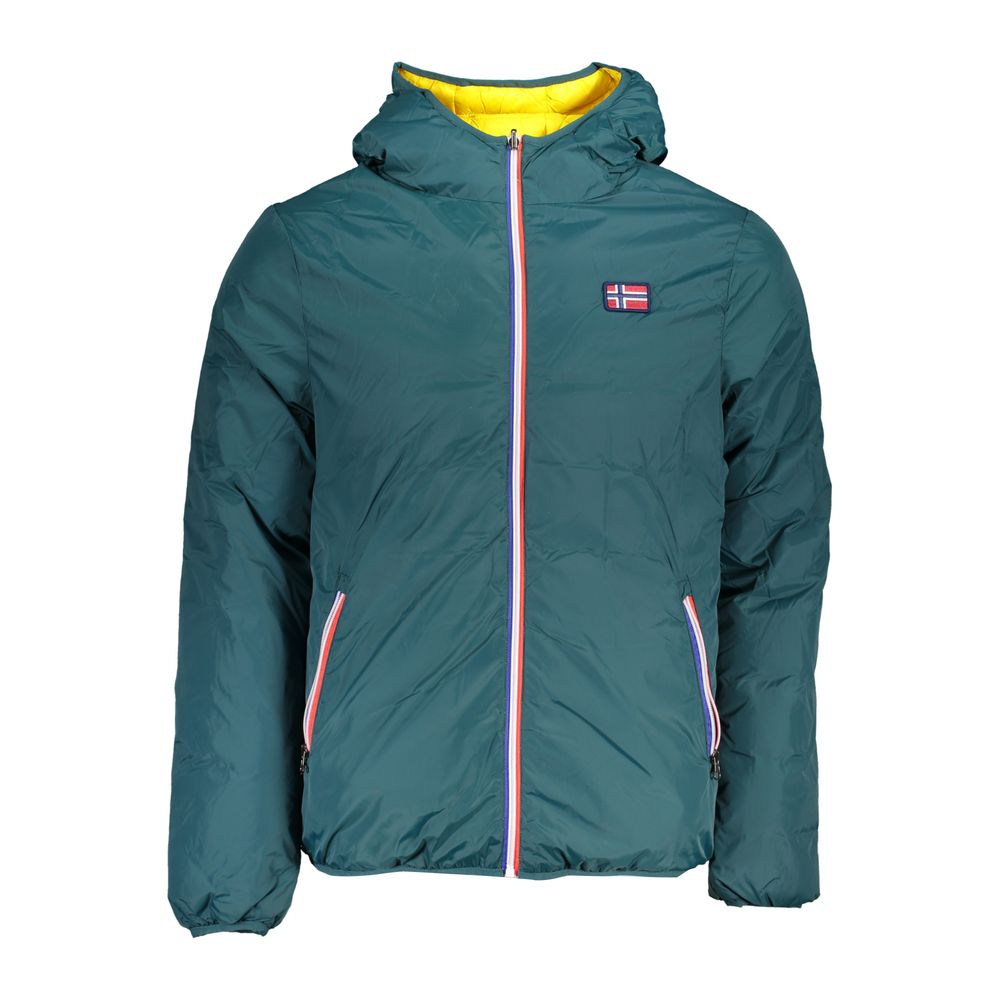 

Двусторонняя зеленая куртка с капюшоном Geographical Norway