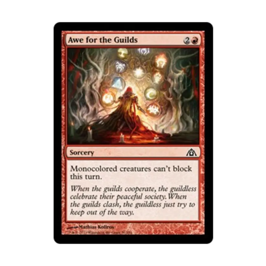 

CCG Трепет перед гильдиями (С) (фольга), MTG - Dragon's Maze
