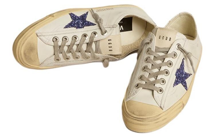 Кроссовки Golden Goose V-Star 2 Skateboarding Shoes Women's Low-top White, белый — фото 4