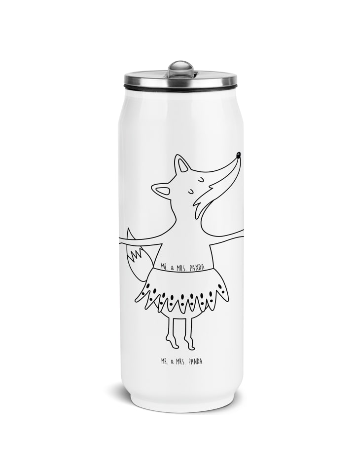 

Mr. & Mrs. Panda Бутылка для напитков с изображением белой лисицы-балерины без слогана