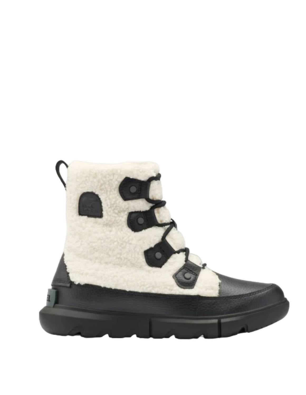 Ботинки женские Sorel Explorer Joan из искусственной овчины, черный