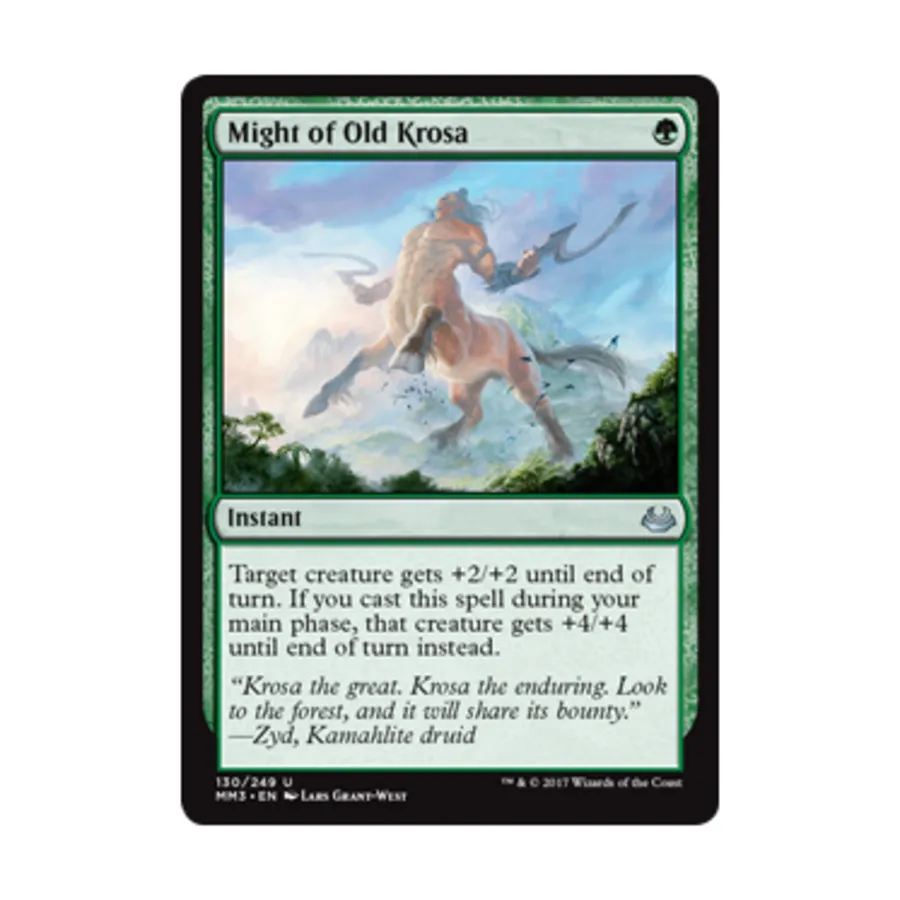 

CCG Мощь Старой Кросы (U) (фольга), MTG - Modern Masters 2017