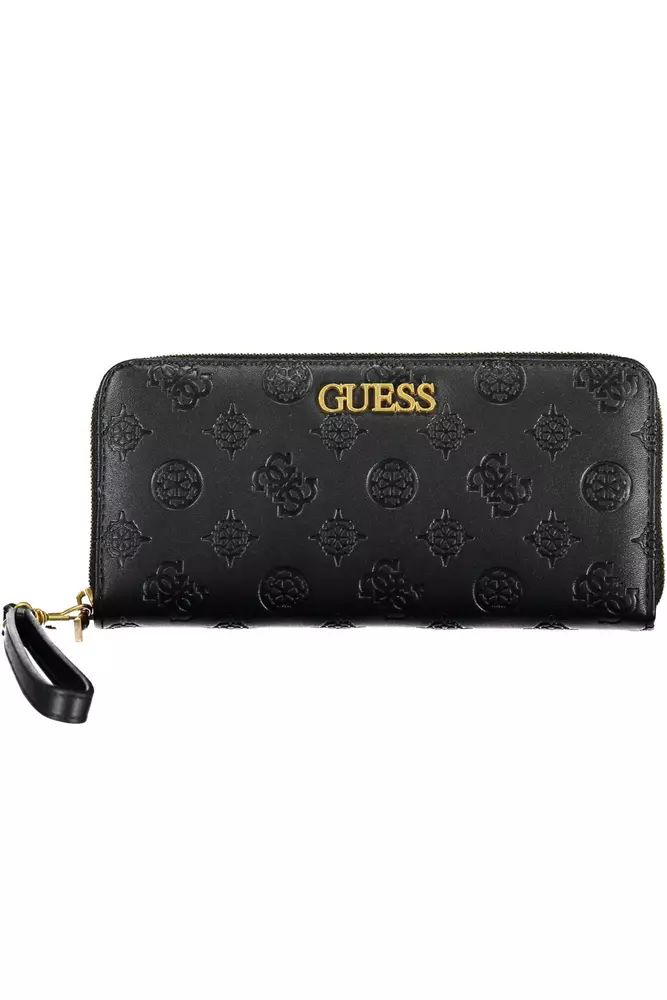 

Черный полиэтиленовый мужской кошелек Guess Shoes