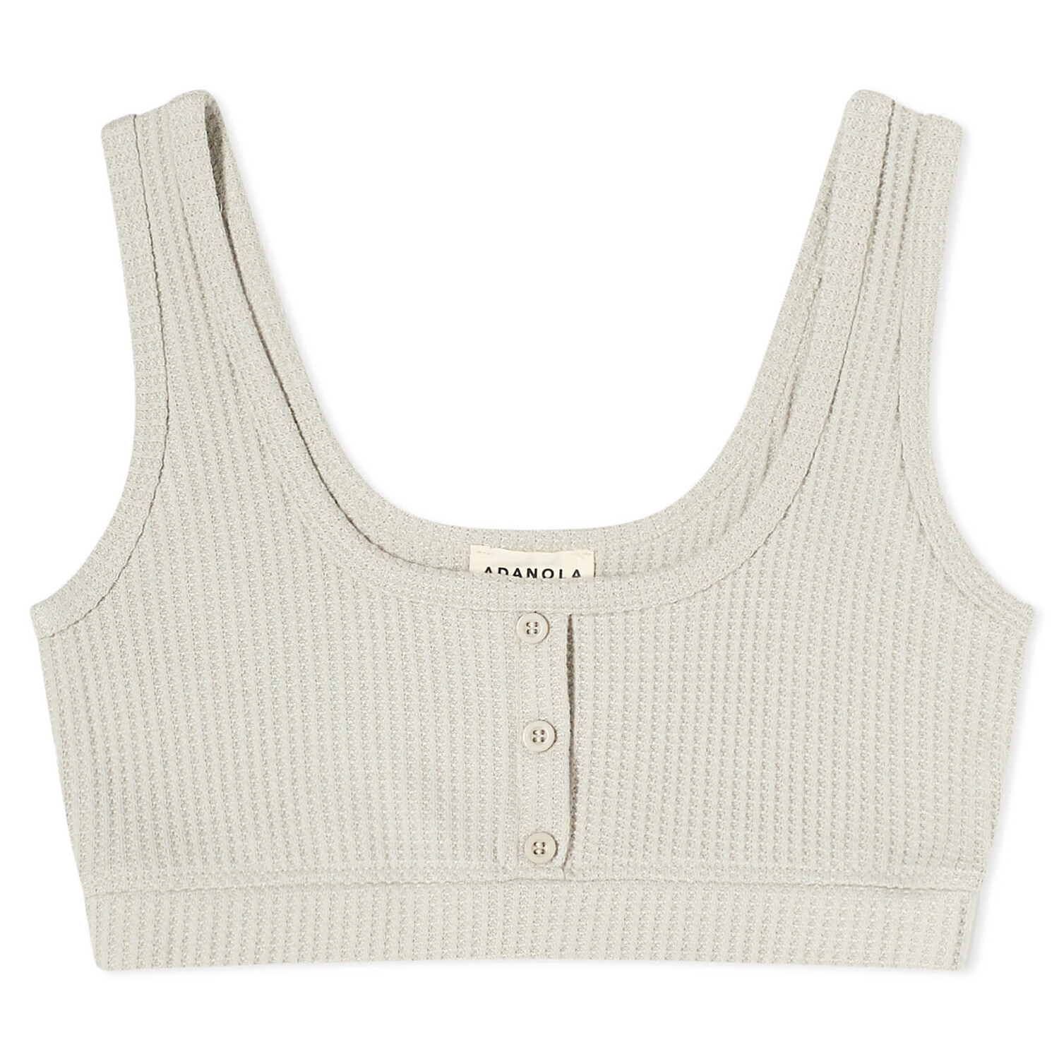 

Топ Adanola Waffle Scoop Bra, цвет Stone