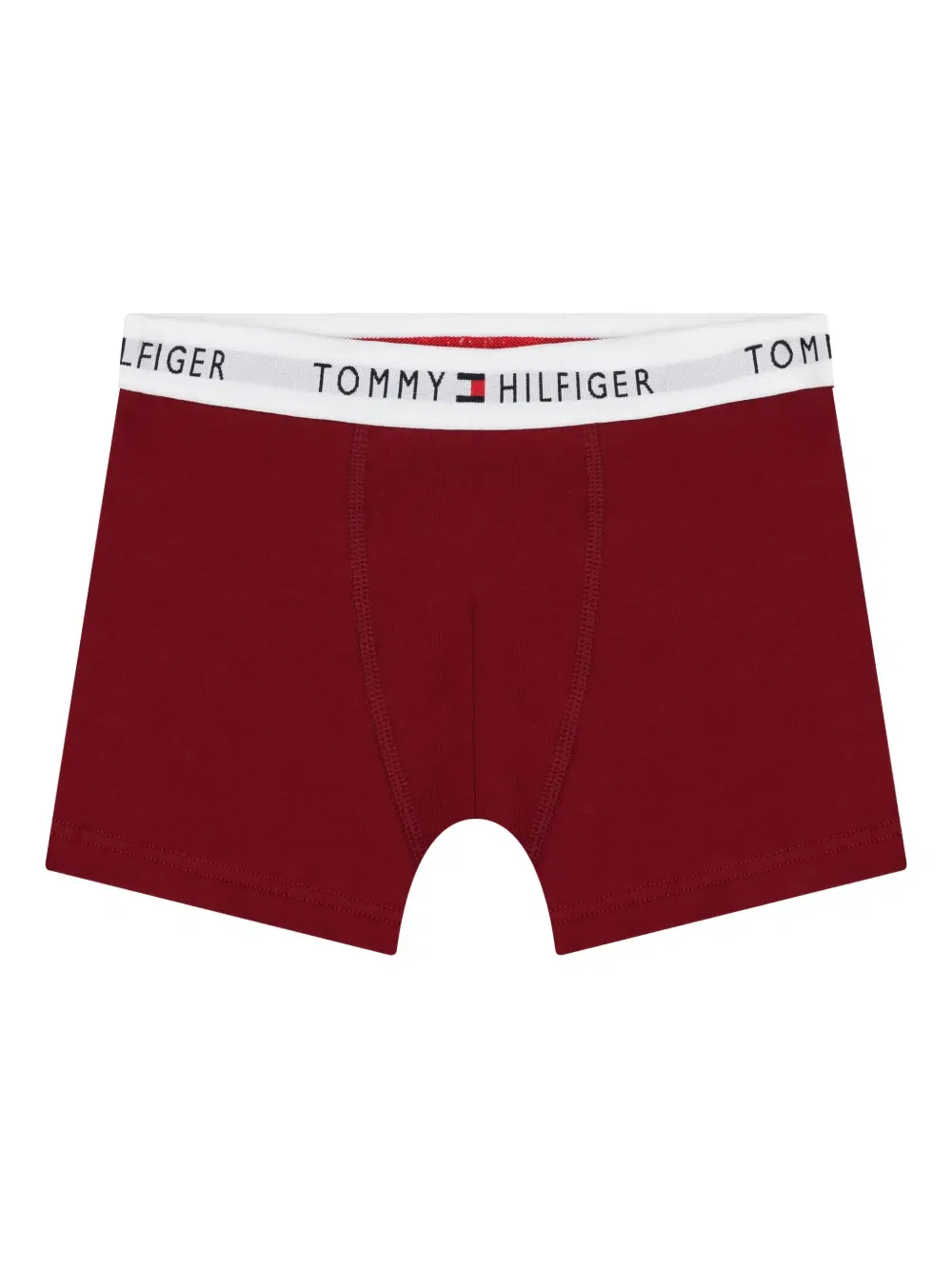 Боксеры с логотипом на поясе (комплект из семи штук) Tommy Hilfiger Junior, синий — фото 4