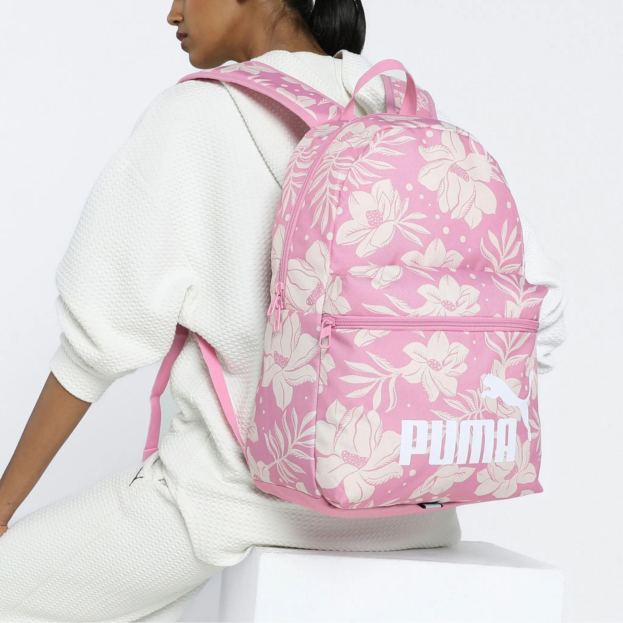 

Рюкзак PUMA "Рюкзак PUMA Phase Printed для молодежи и взрослых", цвет Mauved Out Floral Aop Pink