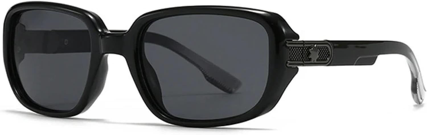 

Мужские солнцезащитные очки в стиле ретро с заклепками, модные градиентные солнцезащитные очки с защитой от УФ-излучения UV400, женские солнцезащитные очки TVTBBVV, Black Grey