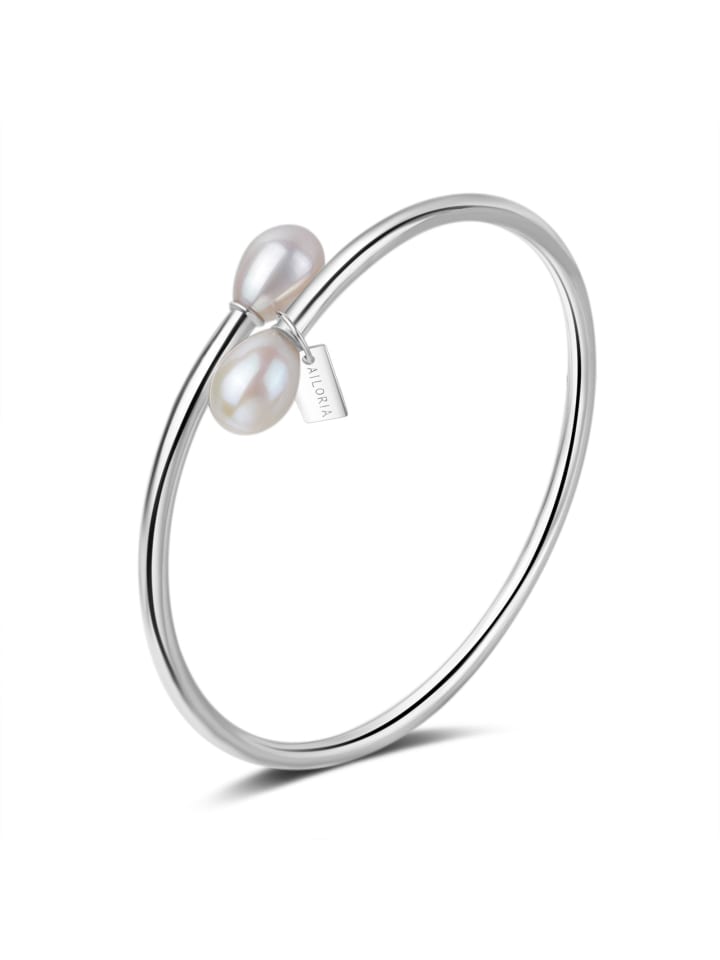 

Ailoria Браслет MASA серебристый/белый с жемчужиной белого цвета