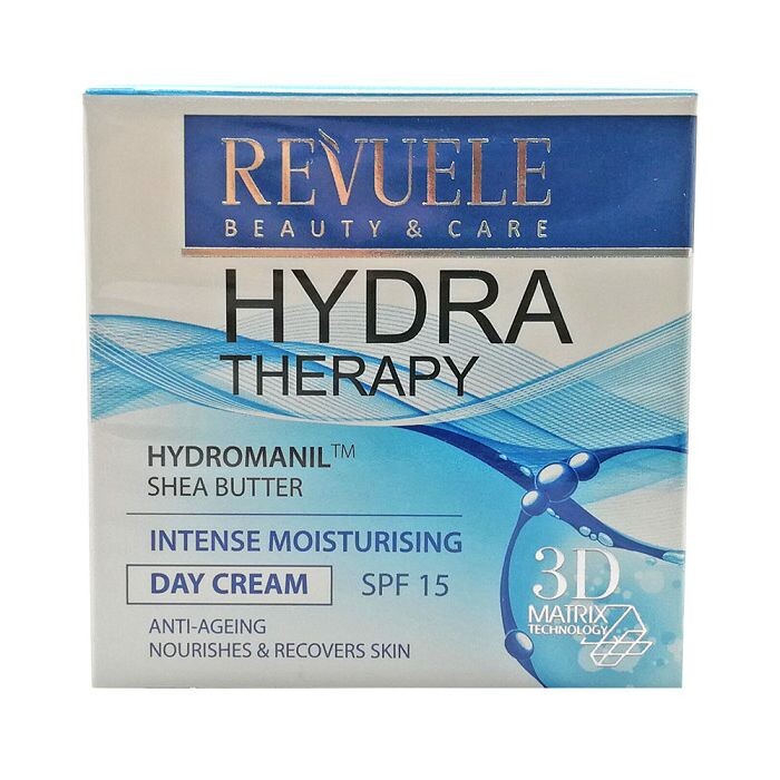 

Дневной крем для лица Hydra-Therapy Crema de día Hidratante SPF15 Revuele, 50 ml
