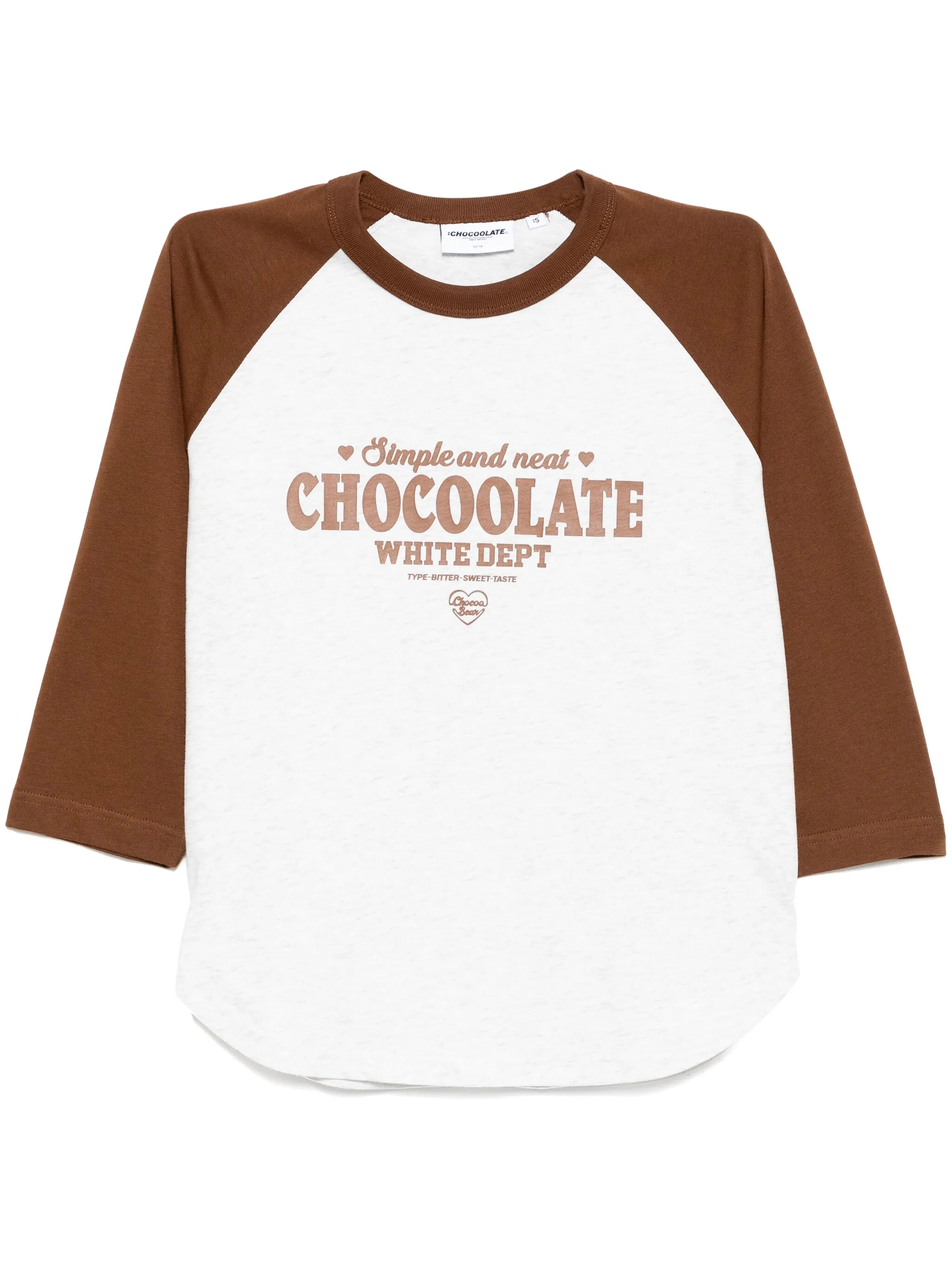 

Футболка с логотипом Chocoolate, коричневый