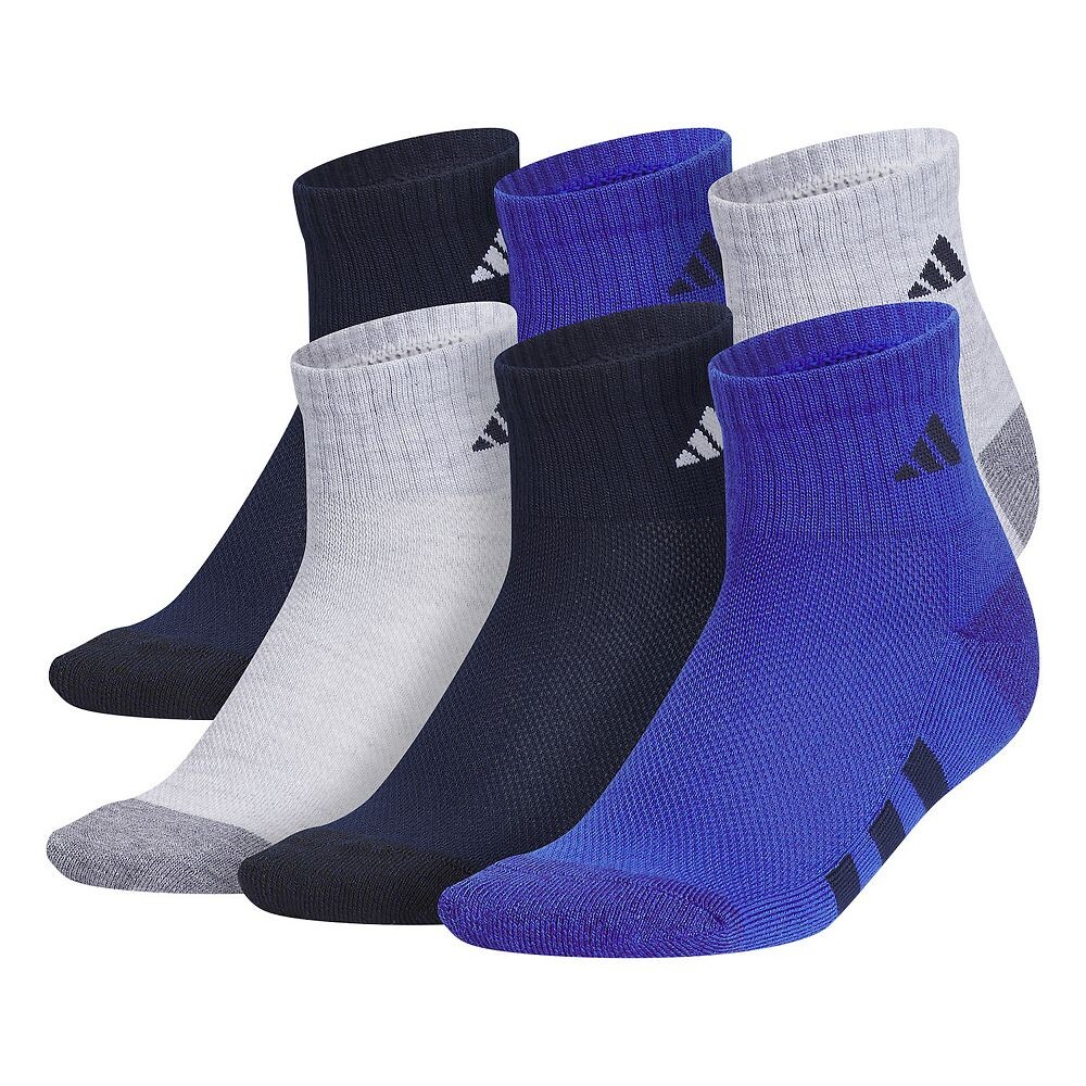 

Носки adidas для мальчиков, 6 шт., четверти Adidas, цвет Heather Blue