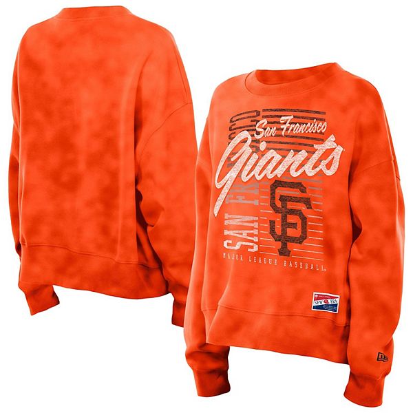 

Женский оранжевый свитшот cropped с dolmen рукавом и эффектом mineral wash san francisco giants New Era