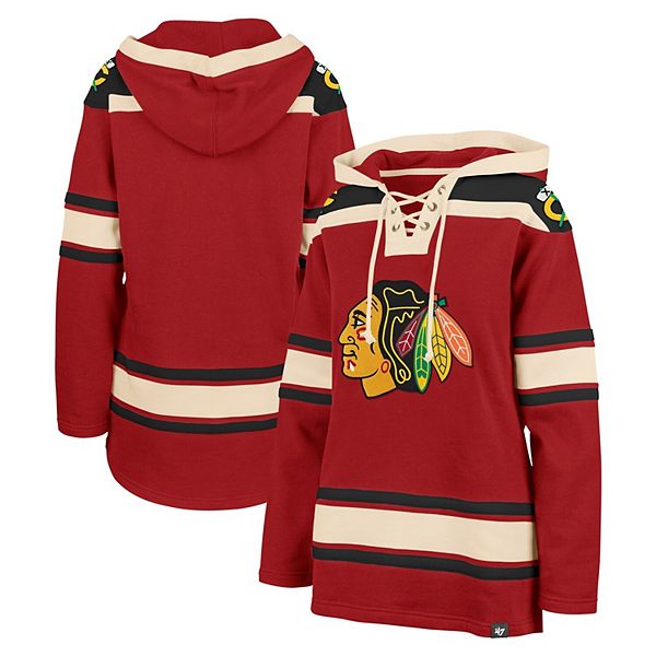 

Женский худи '47 Chicago Blackhawks Superior Lacer Unbranded, Черный, Женский худи '47 Chicago Blackhawks Superior Lacer Unbranded