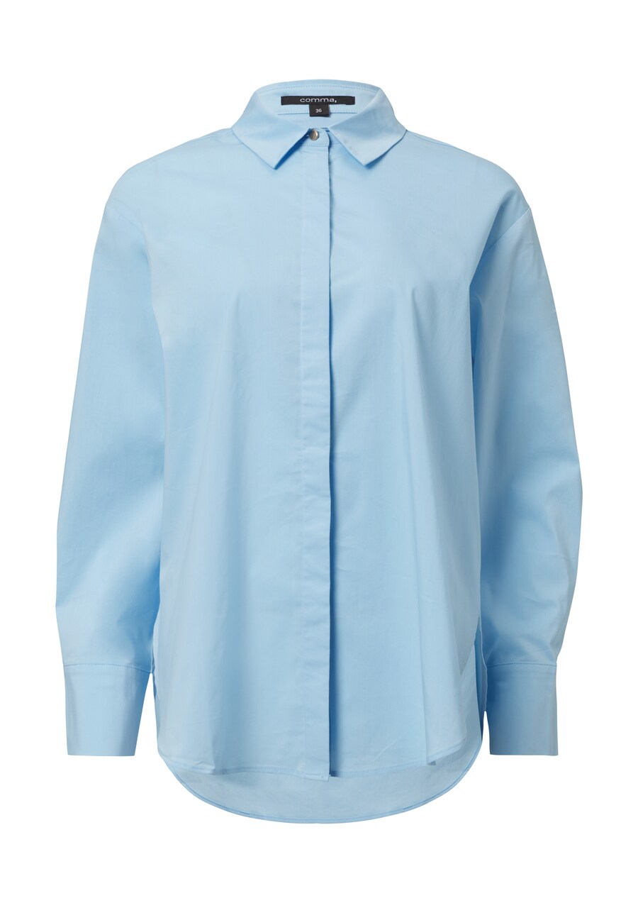 

Рубашка COMMA Blouse, светло-синий