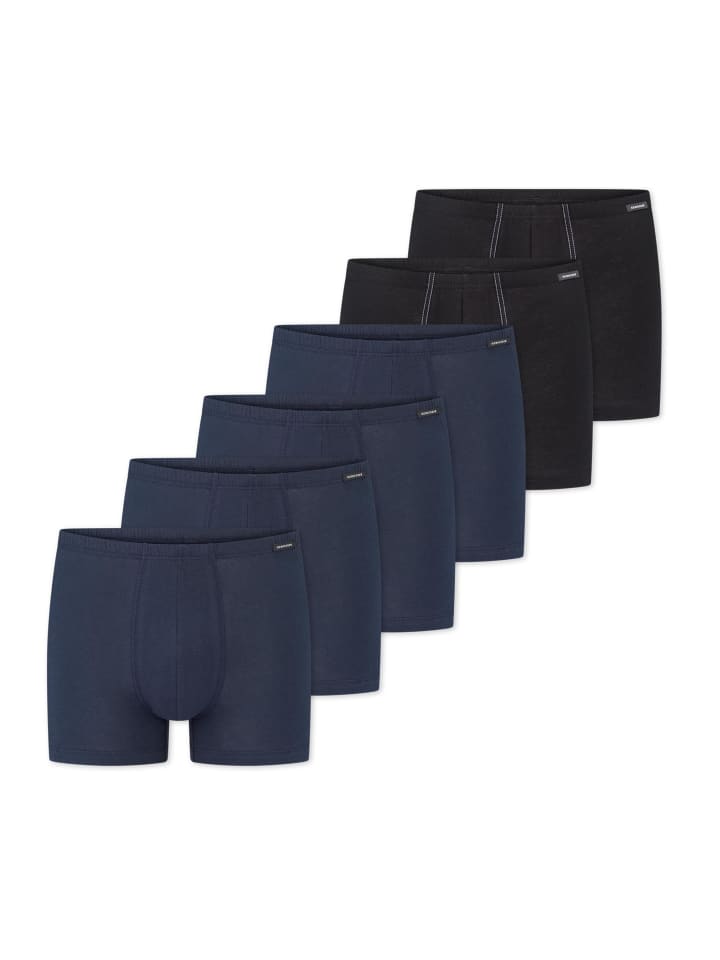 

Schiesser Ретро шорты/брюки из хлопка, базовые модели, темно-синие/черные