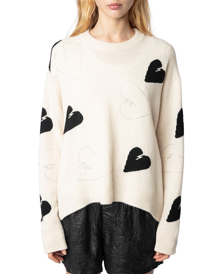 

Свитер Markus Cashmere Crewneck Zadig & Voltaire, слоновая кость/кремовый