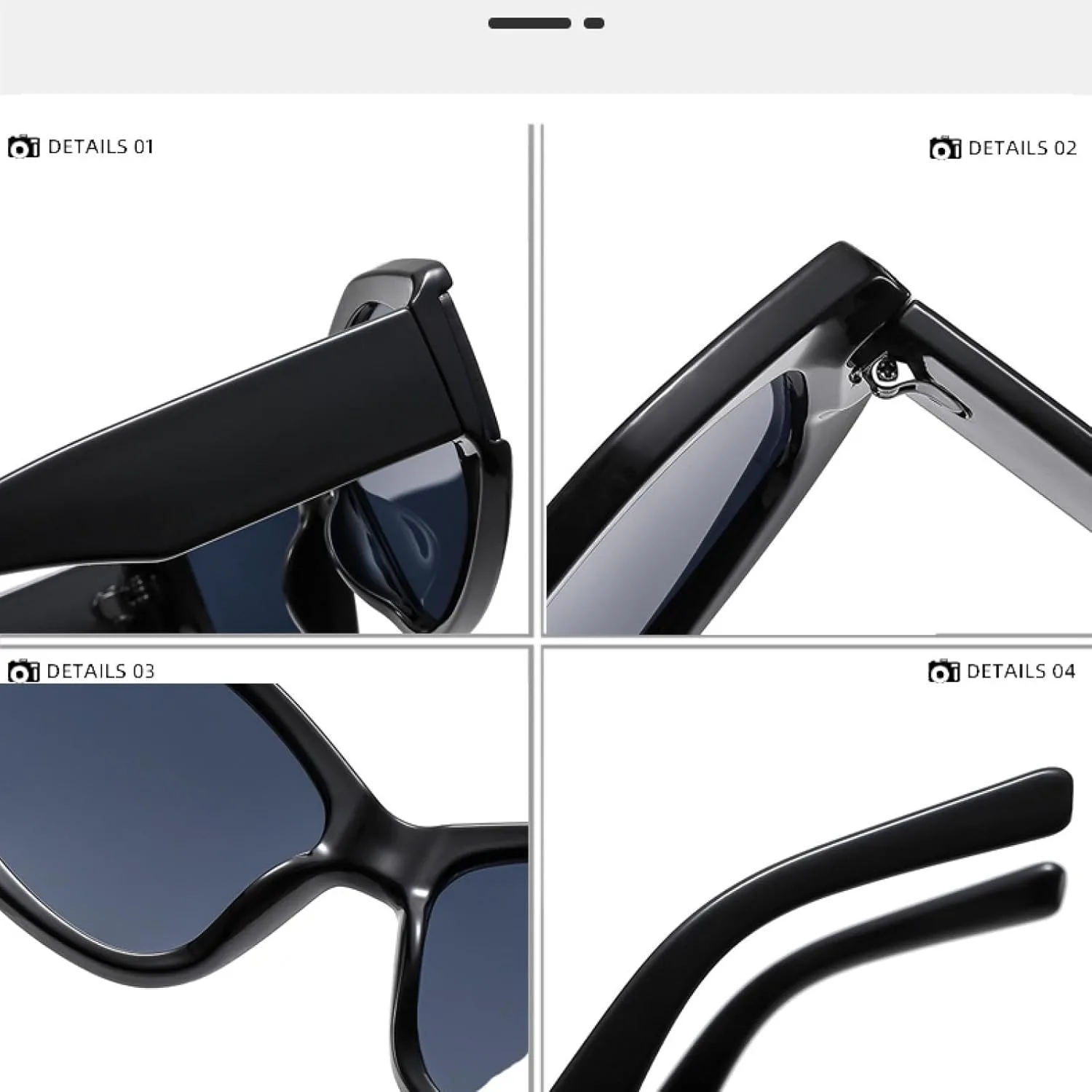 

Модные солнцезащитные очки в толстой оправе для женщин в стиле панк, трендовые, для активного отдыха, с защитой от УФ-излучения UV400 TVTBBVV, Graypink-gray