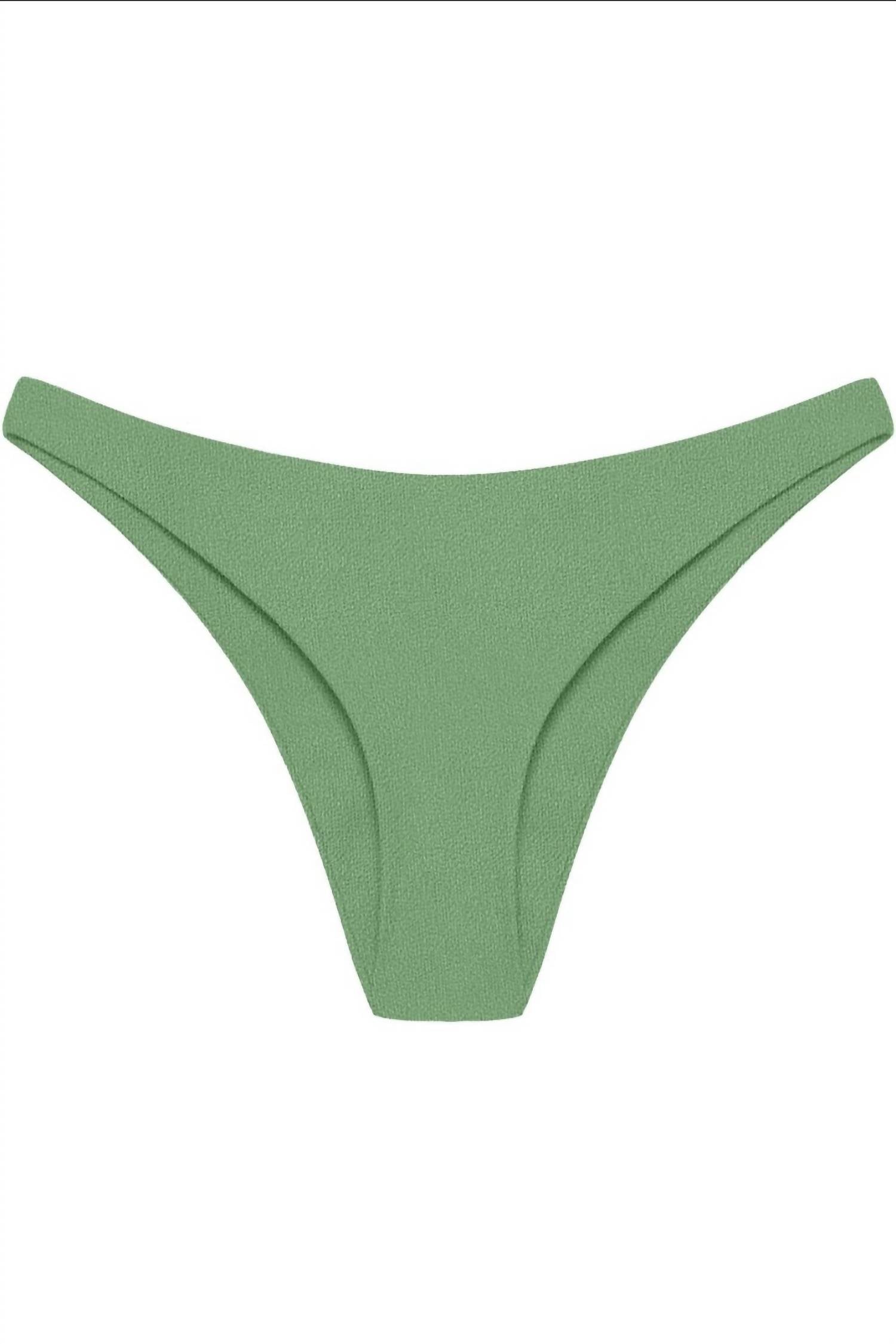 

Женские самые желанные низы бикини в базиликовом блеске JADE Swim, Basil Sheen