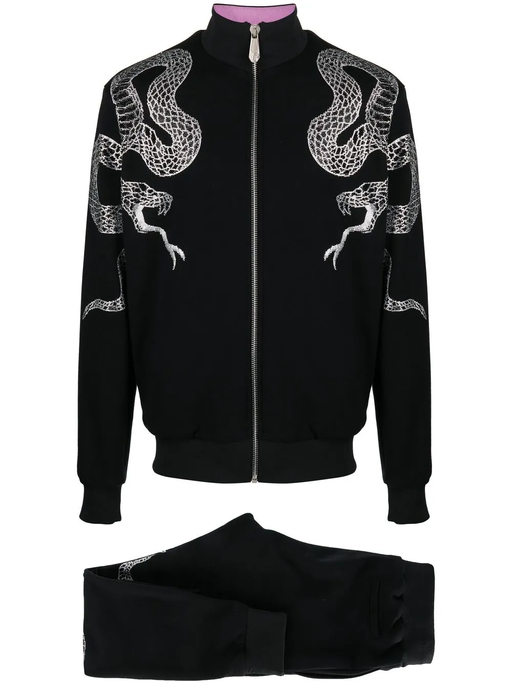 

Спортивный костюм с кристаллами Philipp Plein, черный